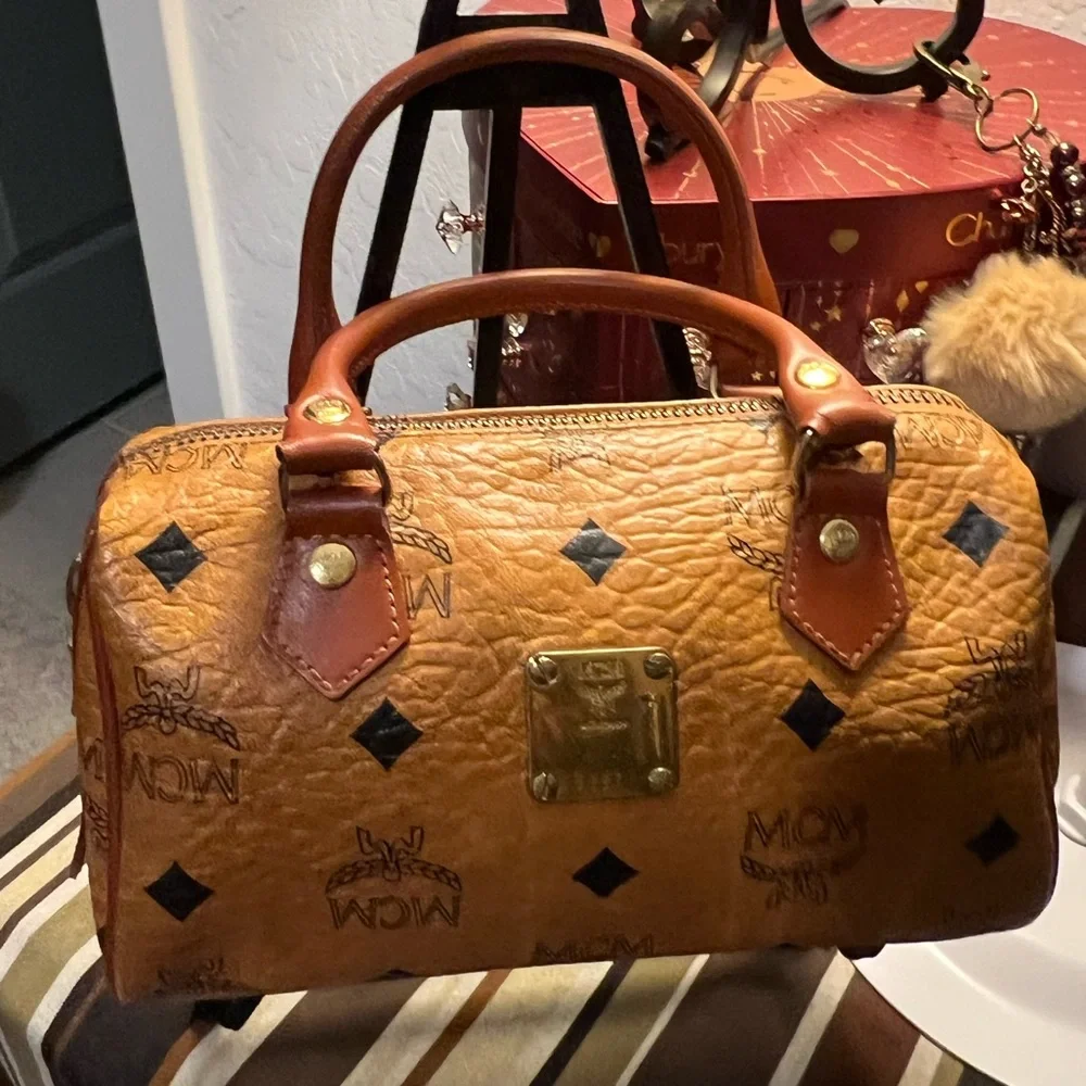 MCM Brown Leather Mini / Nano Handbag